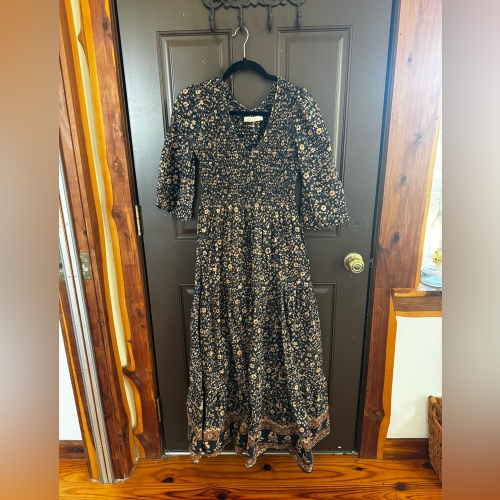 Christy Dawn 3/4 sleeve maxi dress